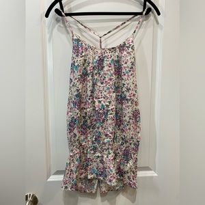 Floral tank top